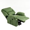 Ecode® Sillón De Masaje Relax Elevador Levantapersonas Stelvio, Reclinación Eléctrica 160º, Función Calor, Programas Auto, Vibro Ondulación, 2 Puertos Usb De Recarga, A++, Eco-8520up (green)