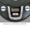 Radio Cd Portátil Con Bluetooth Y Usb Bsl Pcd-31 Negro
