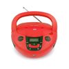 Radio Cd Portátil Con Bluetooth Y Usb Bsl Pcd-31 Rojo