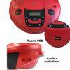 Radio Cd Portátil Con Bluetooth Y Usb Bsl Pcd-31 Rojo