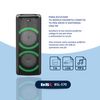 Altavoz Bluetooth 5.0 ,  60w De Potencia , Batería , Radio Fm ,  Usb-mp3 Y Doble Entrada De Micrófonobsl-s70