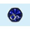 Reloj Analógico De Pared Con Indicador De Temperatura Y Humedad En Color Azul