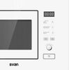 Microondas De Integración Svmw821eib Svan 20l 800w Con Grill Cristal Blanco 38,2x59,4x34,4 Cm