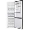 Frigorifico Combi Infiniton Fgc-342x (a+, Inox, No Frost Total, Alto 185cm, 317 Litros, Fresh Zone, Luz Led, Frigo Mas Congelador 2 Puertas, Independiente)