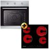 Set Horno+vitrocerámica Infiniton Hv-v406 Negro/inox