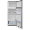 Infiniton Fg-225a - Frigorífico Dos Puertas, Inox, 213 Litros, Cíclico Con Tecnología Defrost, Luz Led Interior, Clase A+/f