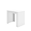 Mesa Consola Extensible, Mesa Comedor Plegable, 140, Para 6 Comensales, Comedor Y Cocina, Estilo Moderno, Blanco