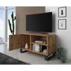 Mueble TV 100 con puerta izquierda, salón comedor, Modelo LOFT