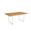 Soporte - Caballete - Patas En U - Madera Maciza Para Tableros - Blanco Lacado - 70x71