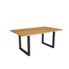 Soporte - Caballete - Patas En U - Madera Maciza Para Tableros - Negro Lacado - 70x71