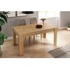 Mesa De Comedor Extensible De 140cm Hasta 200cm, Color Naturale,  90.4 Ancho X 140.4/200.4 Largo 76.1 Cm Altura