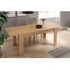 Mesa De Comedor Extensible De 140cm Hasta 200cm, Color Naturale,  90.4 Ancho X 140.4/200.4 Largo 76.1 Cm Altura