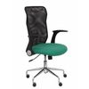 Silla De Oficina Minaya Respaldo Malla Negro. Asiento Bali Verde