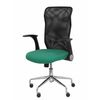 Silla De Oficina Minaya Respaldo Malla Negro. Asiento Bali Verde