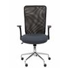 Silla De Oficina Minaya Respaldo Malla Negro. Asiento Bali Gris Oscuro