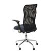 Silla De Oficina Minaya Respaldo Malla Negro. Asiento Bali Gris Oscuro