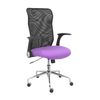 Silla De Oficina Minaya Respaldo Malla Negro. Asiento Bali Lila