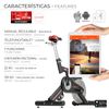 Bicicleta Ciclo Indoor Fytter Rider Ri-09r Generation Ii 128x53x119 Cm 7 Funciones, Inercia 22 Kg, Banda Torácica Y Bluetooth