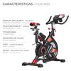 Bicicleta Ciclo Indoor Fytter Rider Ri-02r 114x51x116 Cm 7 Funciones, Pulsómetro, Inercia 13 Kg Y Resistencia Regulable