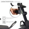 Bicicleta Estática Reclinada Fytter Rcm05r 143x63x110 Cm| Ruedas | 7 Funciones Y 8 Niveles De Resistencia | Peso Máx: 100 Kg