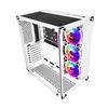 Caja Atx Talius Cronos Blanca Rgb Cristal Templado