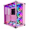 Caja Atx Talius Cronos Orchid Rgb Cristal Templado