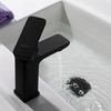 Grifo De Lavabo Monomando Verco Acabado Negro Mate Fabricado En Latón