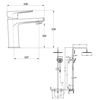 Pack Termostático Fus Columna Y Grifo Acabado Cromo Brillo Fabricado En Latón