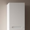 Mueble Auxiliar De Baño, Mod. Boreal 35x27 Cm  Acabado Blanco Mate De Colgar