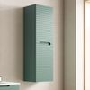 Mueble Auxiliar De Baño, Mod. Boreal 35x27 Cm  Acabado Verde Lago Mate De Colgar