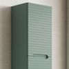 Mueble Auxiliar De Baño, Mod. Boreal 35x27 Cm  Acabado Verde Lago Mate De Colgar