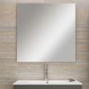 Mueble De Baño Con Lavabo, Espejo Y Aplique Led, Mod. Victoria 100x45 Cm  Acabado Grafito Mate 2 Cajones Suspendido