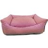 Cama Cuna Cuadrada Vichy T1 50x40 Rojo