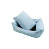 Cama Cuna Cuadrada Vichy T1 50x40 Azul