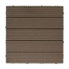 Pack 5 Baldosas De Composite Durafloor 50x50 Dioco Chocolate 1,25 M2