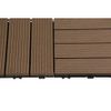 Pack 5 Baldosas De Composite Durafloor 50x50 Dioco Chocolate 1,25 M2