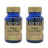 Pack 2  Omega 3,6,9 Plus 60 Perlas  Sanon