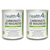 Pack 2  Carbonato De Magnesio 110 G En Polvo  Health4u