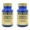 Pack 2  Aceite De Onagra-borraja 110 Perlas  Sanon