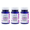 Pack 3  Magnesio + Vitamina B6 60 Comprimidos  Health4u