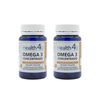 Pack 2  Omega 3 Concentrado 30 Cápsulas Blandas  Health4u