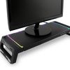 Deepgaming Sn06 Soporte Para Monitor Gaming Rgb Con Hub Usb De 4 Puertos Y 10 Modos De Rgb