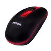 Raton Nilox Wireless Negro/rojo 1.000 Dpi [80]