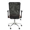 Silla De Oficina Minaya Respaldo Malla Negro. Asiento Bali Rosa Pálido