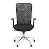 Silla De Oficina Minaya Respaldo Malla Negro. Asiento Bali Negro