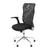 Silla De Oficina Minaya Respaldo Malla Negro. Asiento Bali Negro