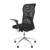 Silla De Oficina Minaya Respaldo Malla Negro. Asiento Bali Negro