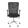 Silla De Oficina Minaya Respaldo Malla Negro. Asiento Bali Negro