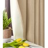 Cortina Oscurante Lisa Anillas Vipalia Rustica 300x255 Cm Blanco