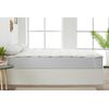 Topper/sobrecolchón Viscoelástico Memory Foam Aloe Vera 90 X 190 X 3 Cm Blanco Vipalia